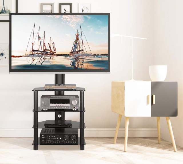 space saving tv stand for bedroom