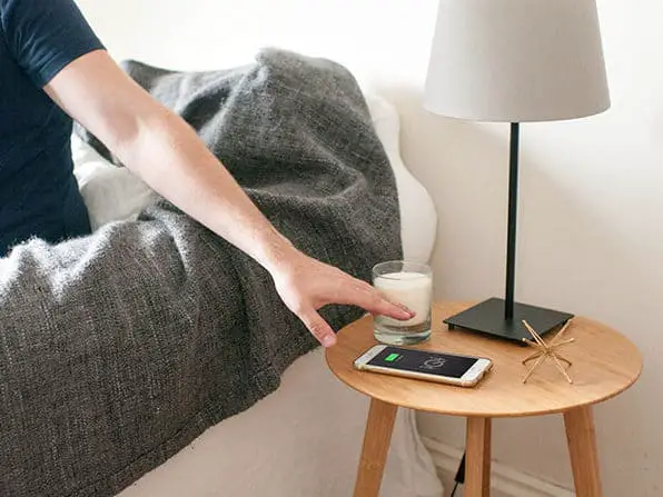 wireless charging side table