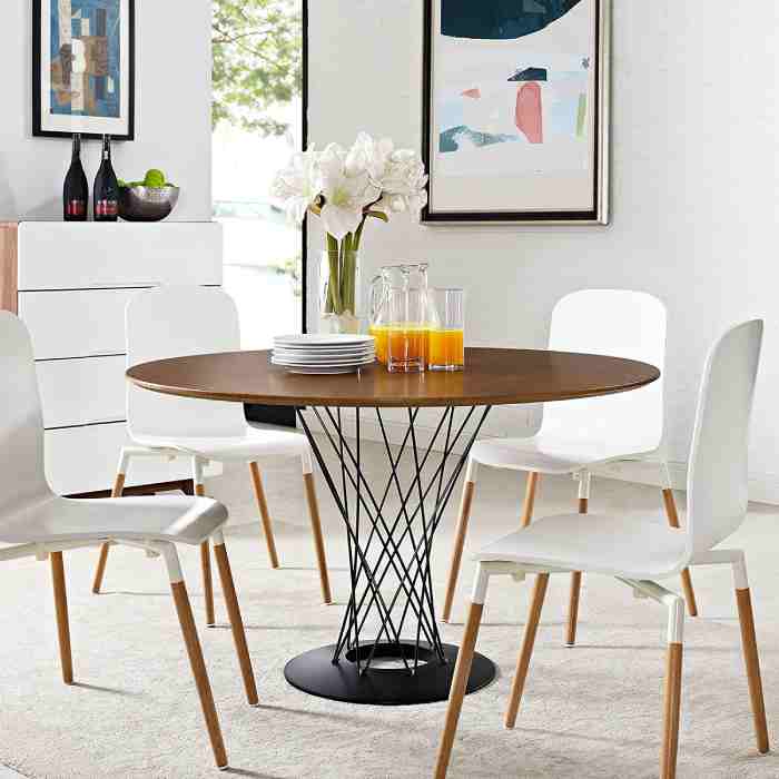 design pedestal dining table