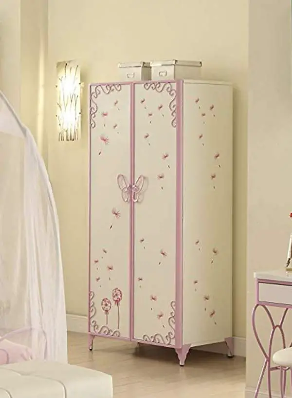 pink armoire for girls