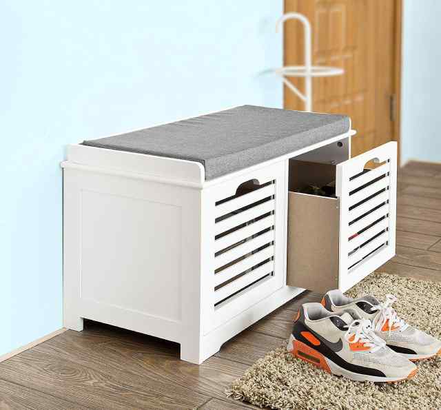 storage bench with drawers