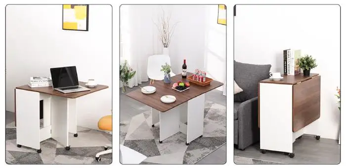 expandable console-desk-dining table