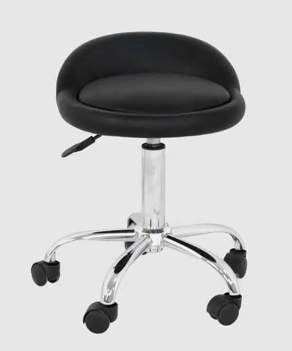 Nova Rolling Swivel Salon Stool Chair has a full 360 degrees of motion and a padded seat that will keep you comfortable during long hours.