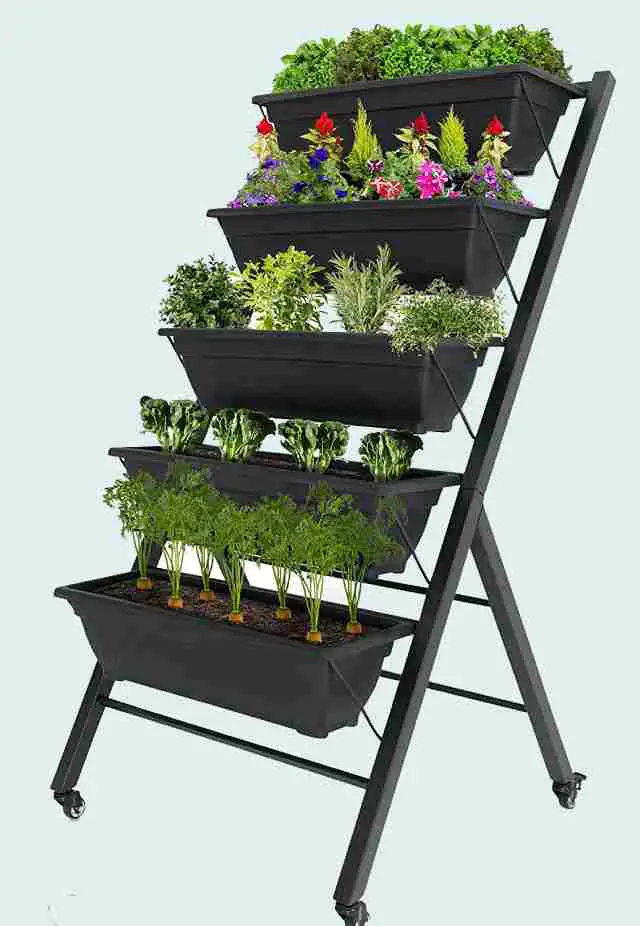 vertical raised planter