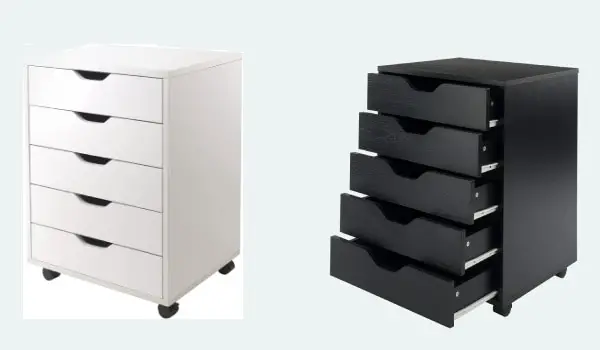 7 Modern Mobile Under Desk Cabinets Vurni, Under Desk Storage Drawer