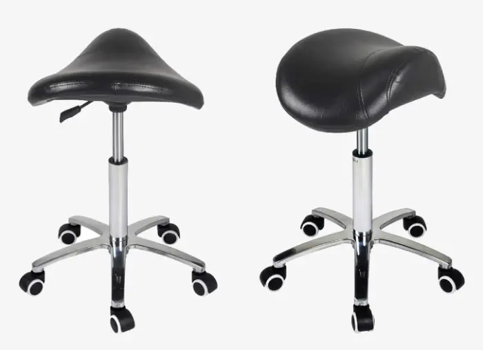 hydraulic rolling saddle stool chair