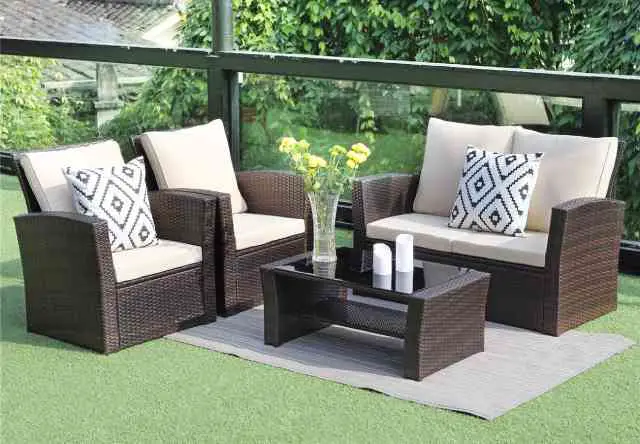 12 Weather Resistant Patio Furniture Sets Vurni - All Weather Outdoor Patio Furniture Sets