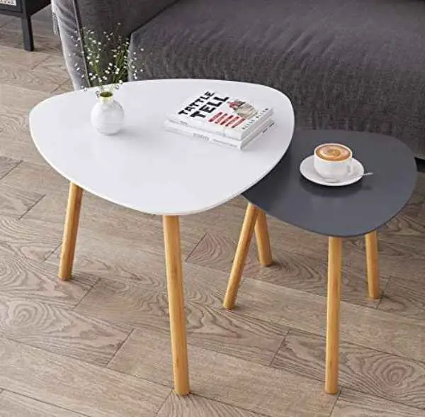 bamboo nesting side-coffee table set