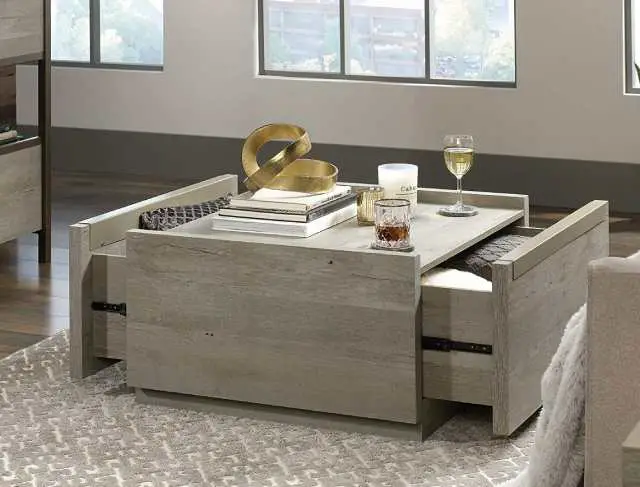 coffee table with storage space
