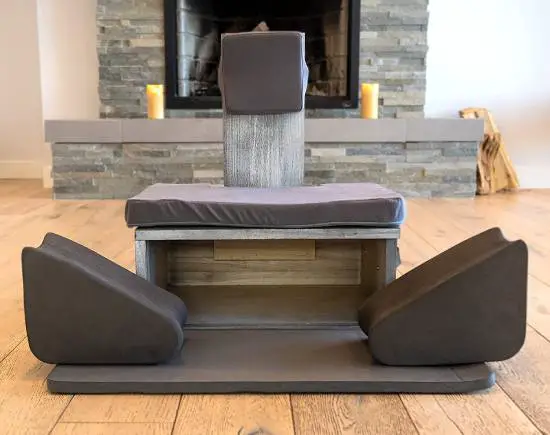 meditation floor chair with backrest