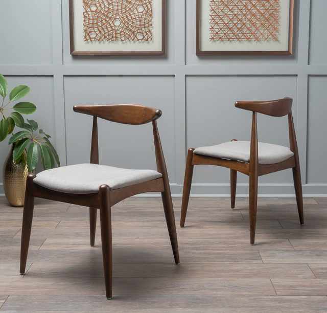 mid-century style dining chairs