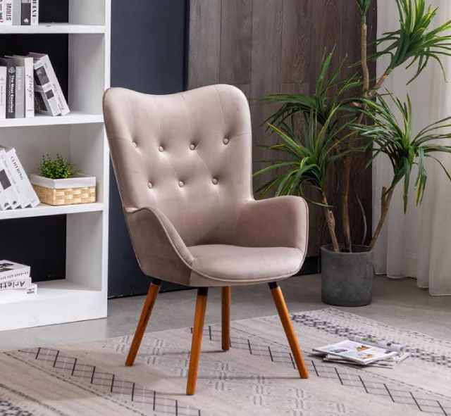 wingback style design chair